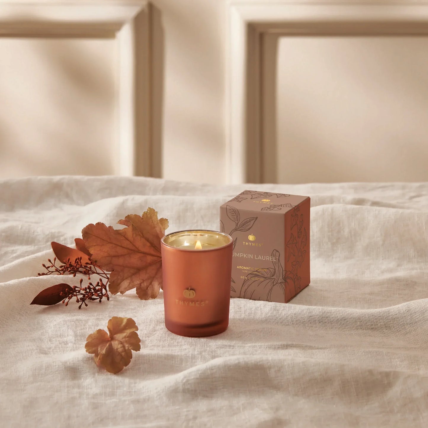 Pumpkin Laurel Votive - Marcel’s Culinary Experience