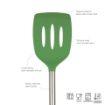 Tovolo Silicone Slotted Turner SS Handle Pesto - Marcel’s Culinary Experience