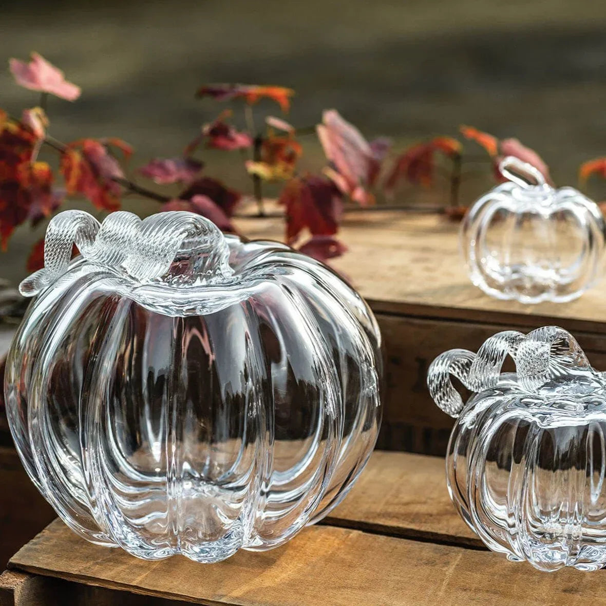 Simon Pearce Pumpkin With a Twist L - Marcel’s Culinary Experience