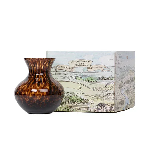 Juliska Puro 6" Vase - Tortoiseshell - Marcel’s Culinary Experience