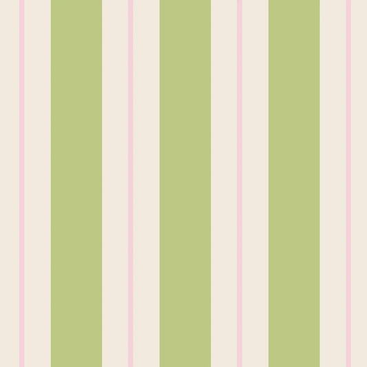 Hester & Cook Green & Pink Awning Stripe Cocktail Napkins - Marcel’s Culinary Experience