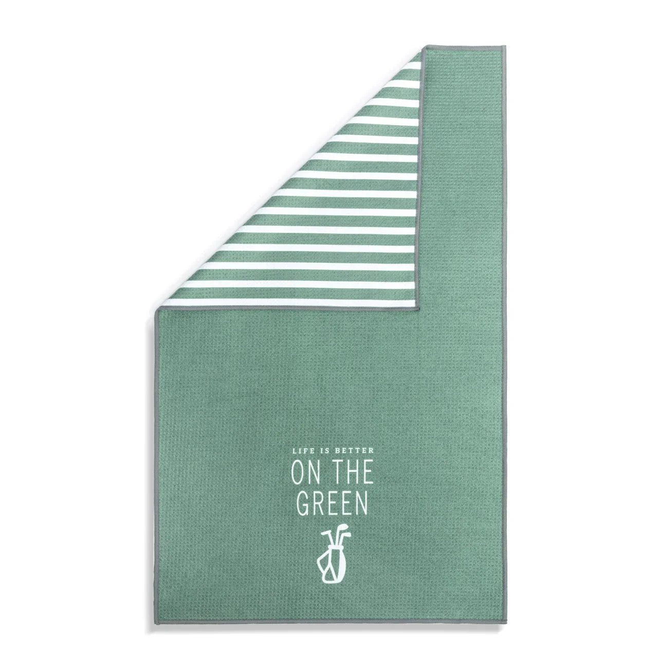 Men's Green Absorbent Double Sided Towel On the Green - Marcel’s Culinary Experience