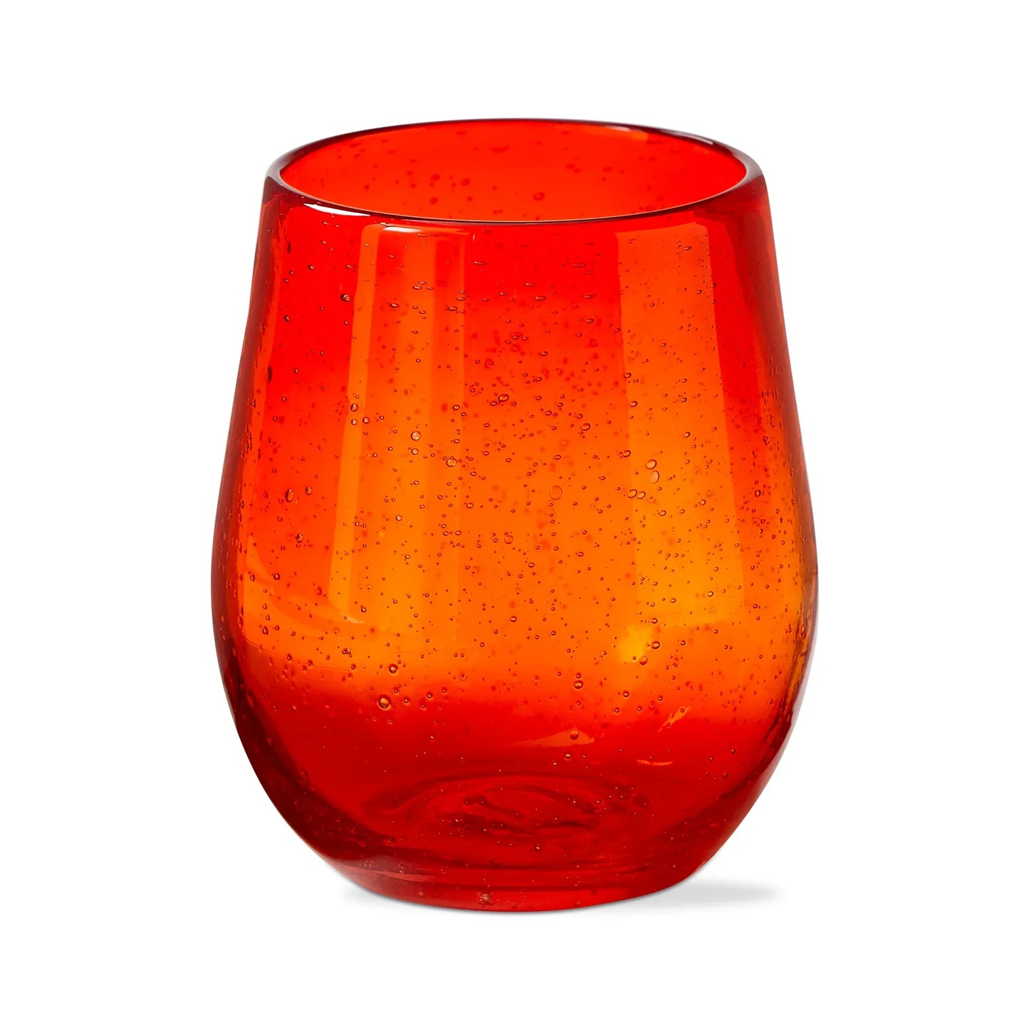 Bubble Glass Stemless Wine - Orange - Marcel’s Culinary Experience
