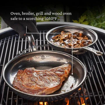 Hestan NanoBond® Titanium Stainless-Steel Skillet Fry Pan 11" - Marcel’s Culinary Experience