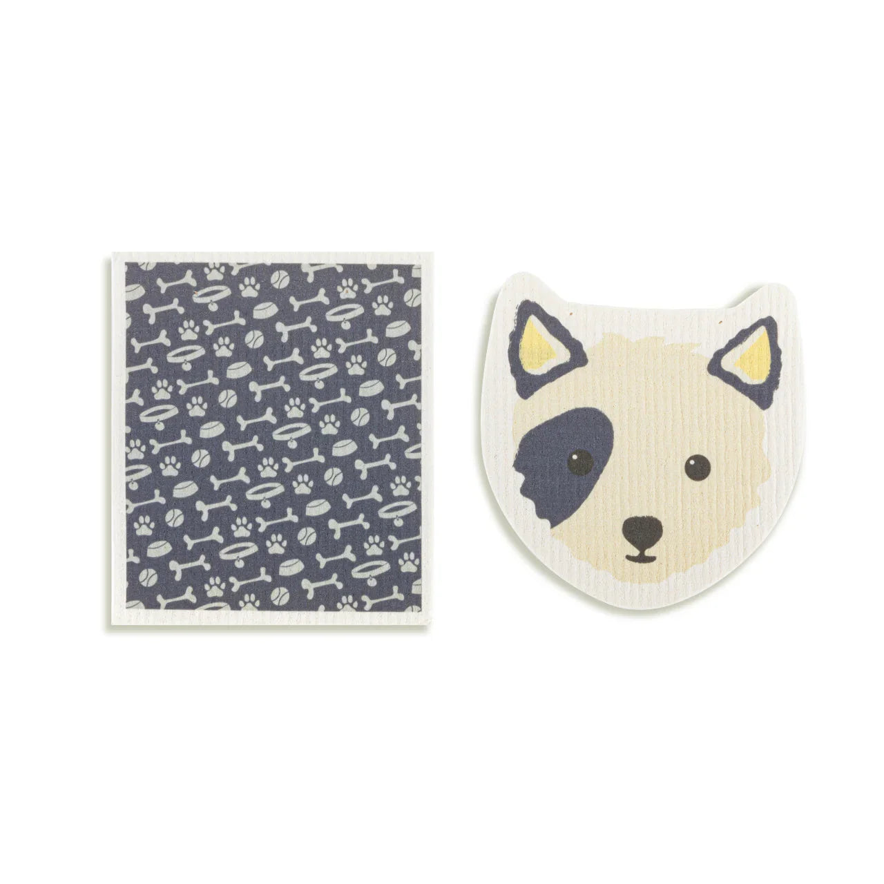 Dog Shaped Biodegradable Dish Cloths Set of 2 - Marcel’s Culinary Experience