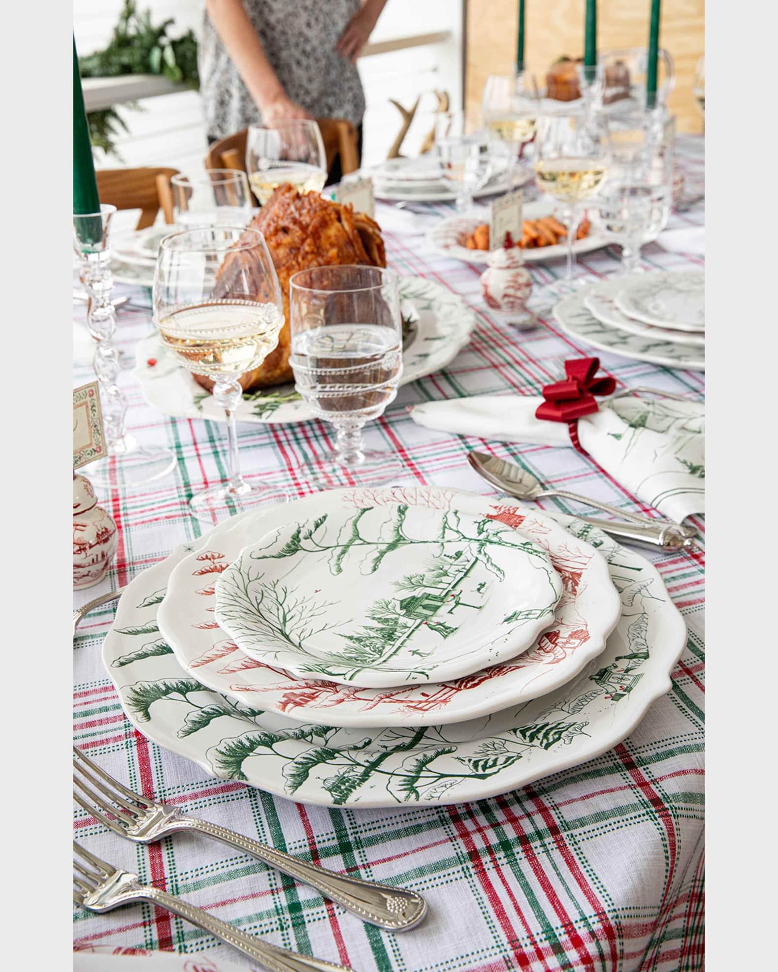 Juliska Country Estate Winter Frolic Party Plate Set/4 - Evergreen - Marcel’s Culinary Experience
