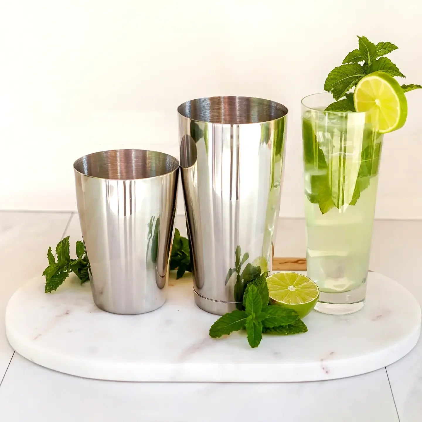 Stainless Steel Boston Shaker Weighted/Unweighted - Marcel’s Culinary Experience