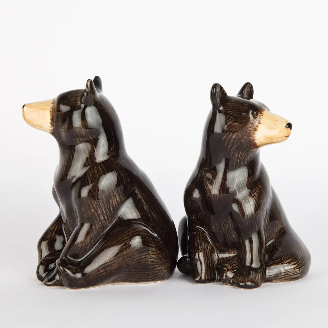 Quail Ceramics Black Bear Salt and Pepper - Marcel’s Culinary Experience