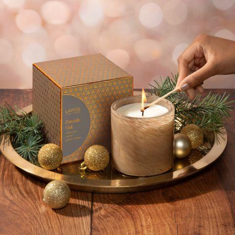 LAFCO Fireside Oak Candle 15.5oz - Marcel’s Culinary Experience
