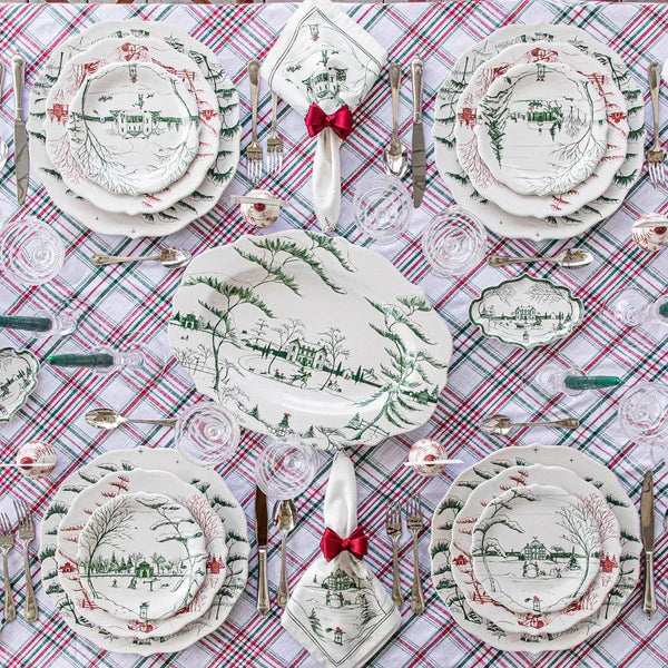 Juliska Country Estate Winter Frolic 18" Platter - Evergreen - Marcel’s Culinary Experience