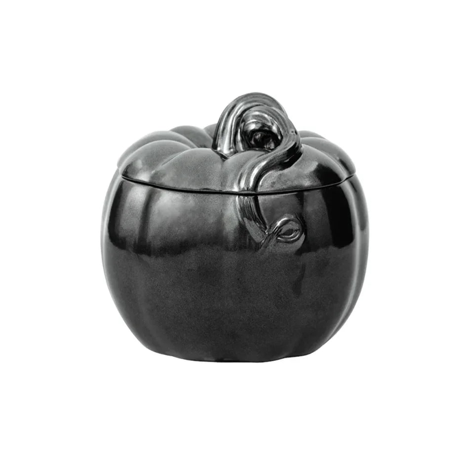 Juliska Pewter Stoneware Pumpkin 6" - Marcel’s Culinary Experience