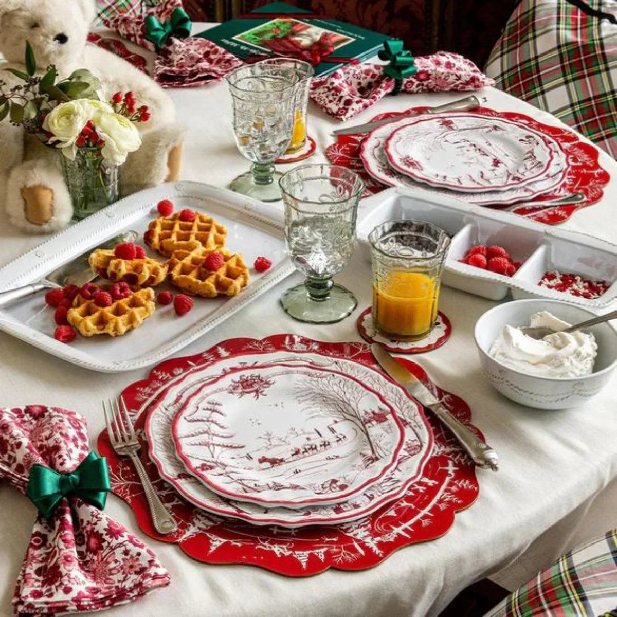 Juliska Country Estate Winter Frolic Melamine Dinner Plate - Marcel’s Culinary Experience
