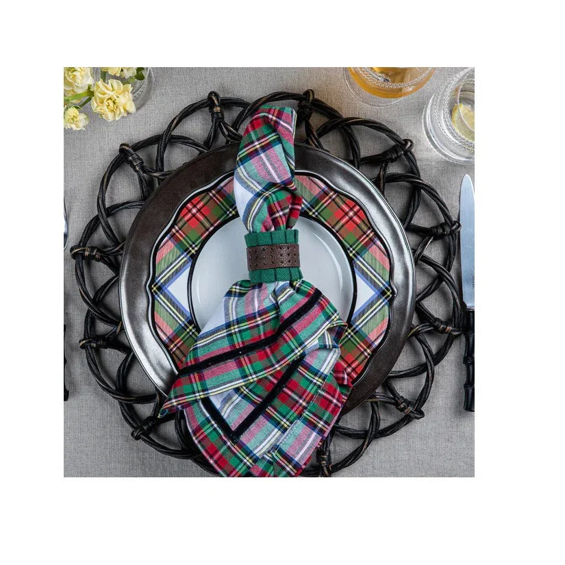 Juliska Stewart Tartan Napkin - Multi - Marcel’s Culinary Experience