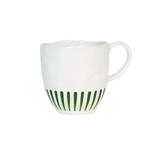 Juliska Sitio Stripe Mug - Basil - Marcel’s Culinary Experience