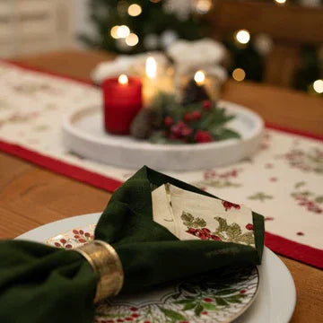 Couleur Nature Gooseberry Runner 16"x90" - Marcel’s Culinary Experience