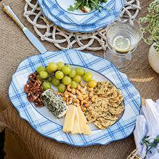 Juliska Tartan 15" Platter - Chambray - Marcel’s Culinary Experience