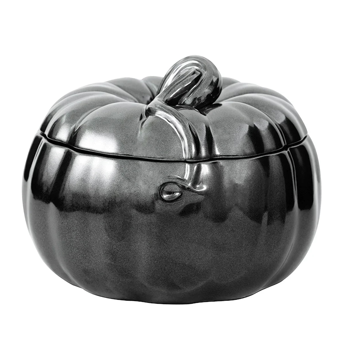 Juliska Pewter Stoneware Pumpkin 9" - Marcel’s Culinary Experience