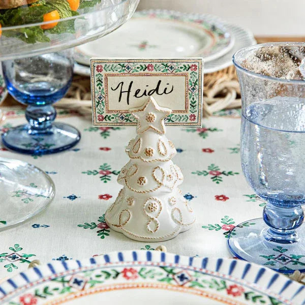 Juliska Berry & Thread Tree Place Card Holder Set/4 - Whitewash - Marcel’s Culinary Experience