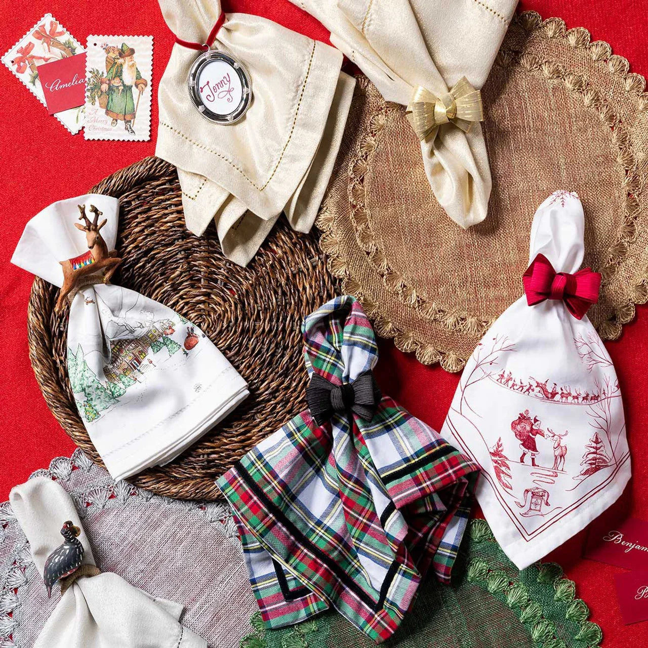 Juliska Stewart Tartan Napkin - Multi - Marcel’s Culinary Experience