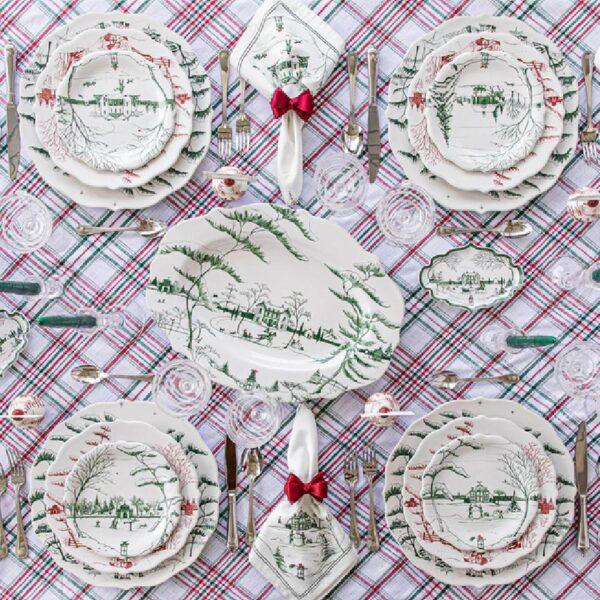 Juliska Country Estate Winter Frolic Napkin - Evergreen - Marcel’s Culinary Experience