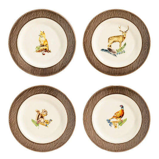 Juliska Forest Walk Side/Cocktail Plates Set/4 - Marcel’s Culinary Experience