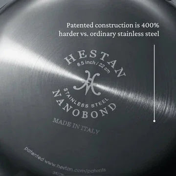 Hestan NanoBond® Titanium Stainless-Steel Skillet Fry Pan 12.5" - Marcel’s Culinary Experience