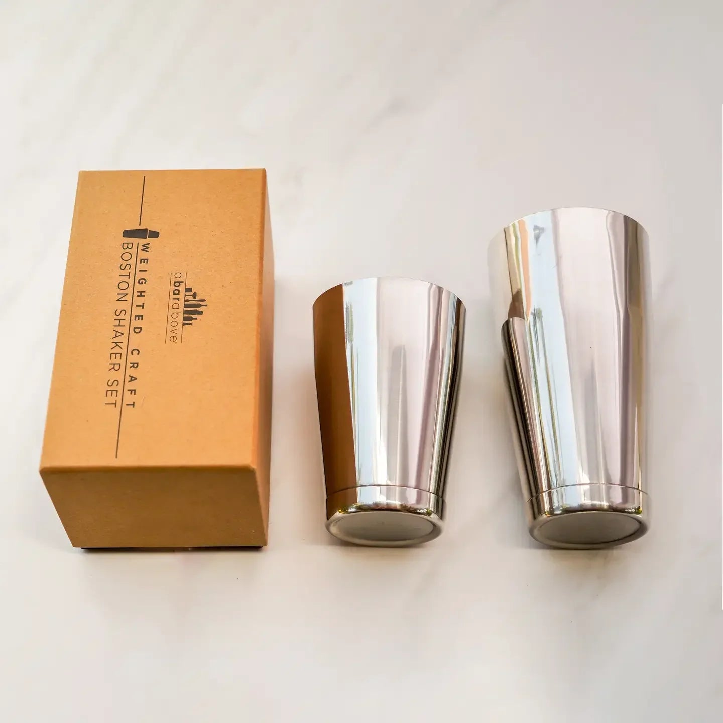 Stainless Steel Boston Shaker - Weighted - Marcel’s Culinary Experience
