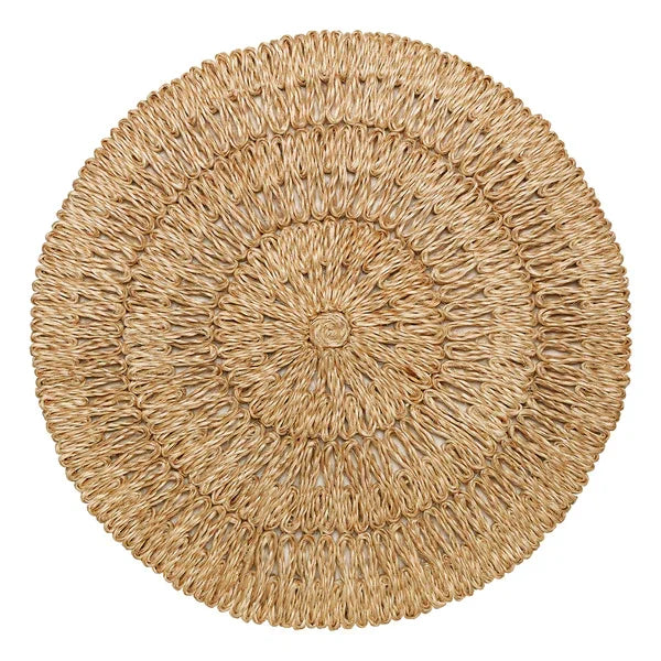 Juliska Straw Loop Placemat - Natural - Marcel’s Culinary Experience