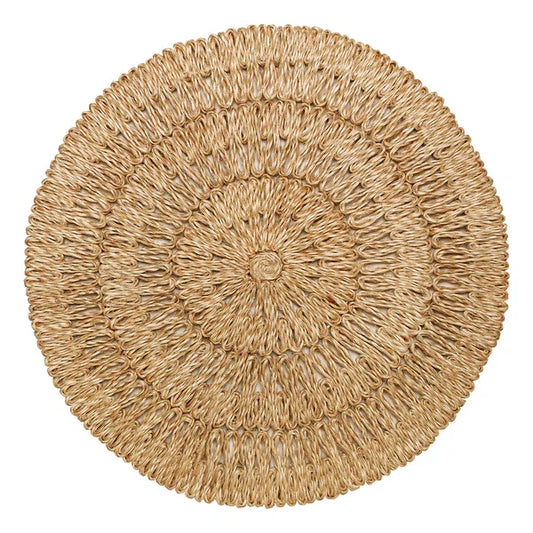 Juliska Straw Loop Placemat - Natural - Marcel’s Culinary Experience