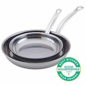 Hestan NanoBond® Titanium Stainless-Steel Skillet Fry Pan 12.5" - Marcel’s Culinary Experience
