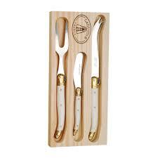 Jean Dubost 3pc Cheese Set with Ivory handles - Marcel’s Culinary Experience