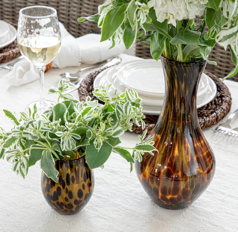 Juliska Puro 6" Vase - Tortoiseshell - Marcel’s Culinary Experience