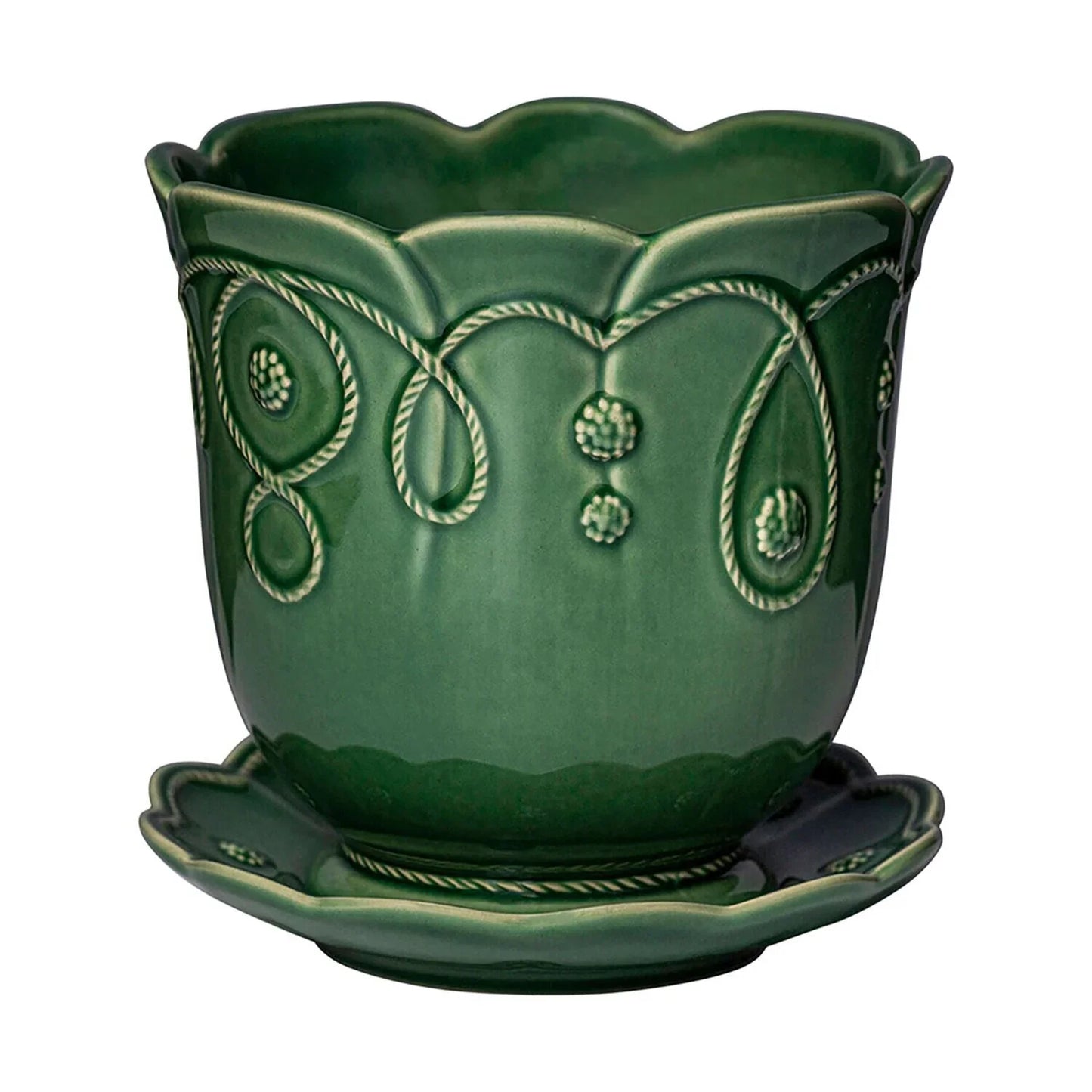 Juliska Veronica Beard Jardins Du Monde 7" Planter - Marcel’s Culinary Experience