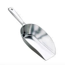 Flat Bottom Food Utility Scoop, 9.75in - Marcel’s Culinary Experience