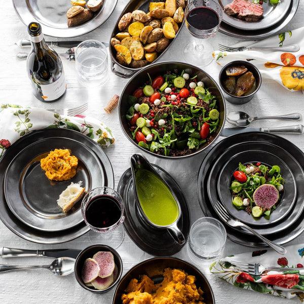 Juliska Pewter Stoneware Dinner Plate - Marcel’s Culinary Experience