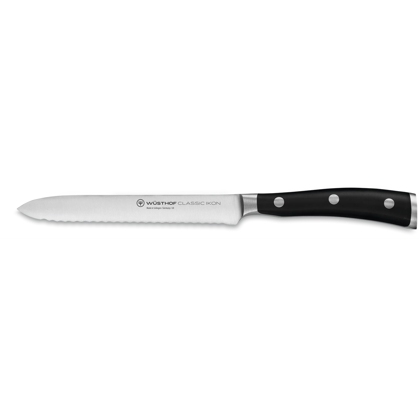 Wüsthof Classic Ikon Serrated Utility Knife 5" - Marcel’s Culinary Experience