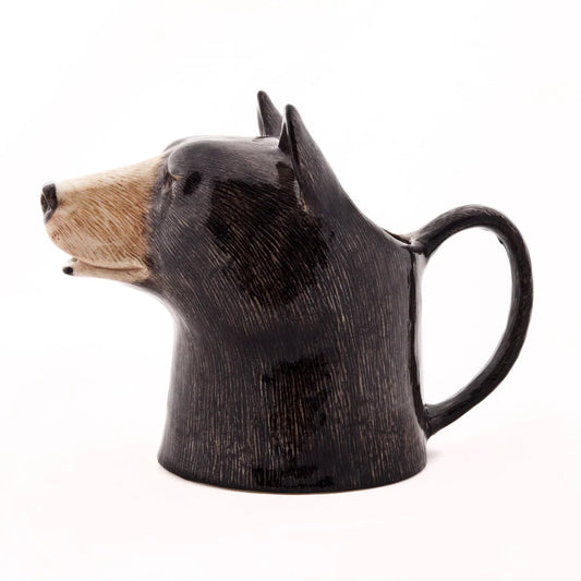 Quail Ceramics Black Bear Jug Medium - Marcel’s Culinary Experience