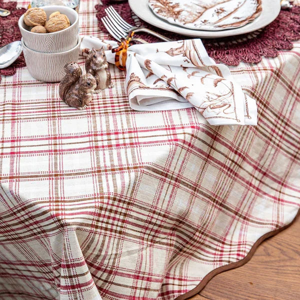 Juliska Harvest Tartan 60" x 120" Tablecloth - Marcel’s Culinary Experience