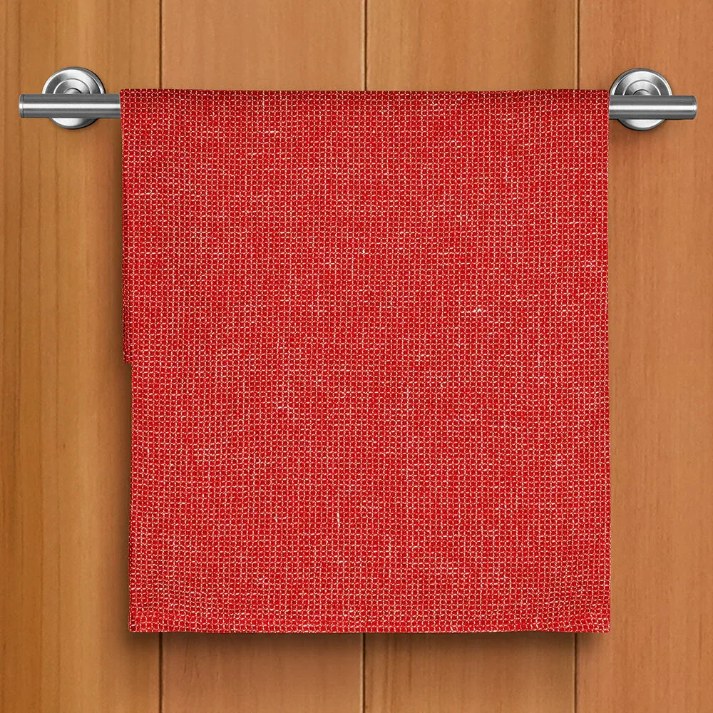 Classic Waffle Weave Dishtowel - Red - Marcel’s Culinary Experience