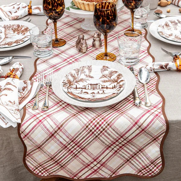 Juliska Harvest Tartan 18" x 90" Table Runner - Marcel’s Culinary Experience