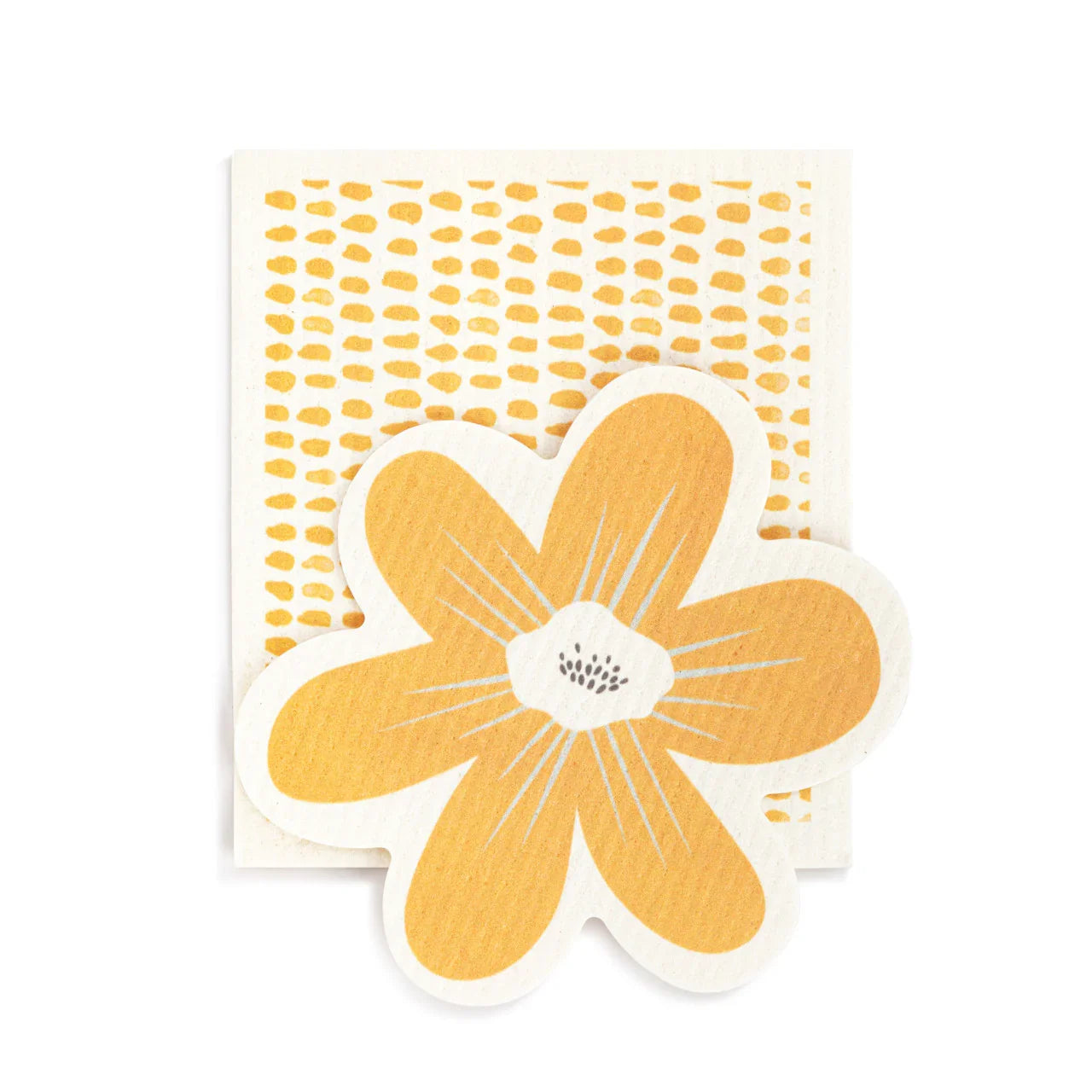 Flower BioDishCloths Orange Specs - Marcel’s Culinary Experience