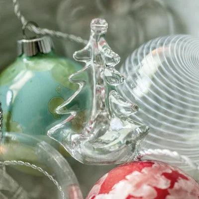 Simon Pearce Vermont Evergreen Ornament - Marcel’s Culinary Experience