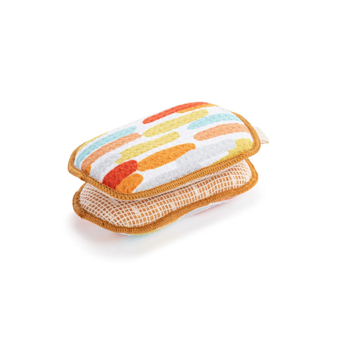 Orange Lines Absorbent Reversible Sponges Set of 2 - Marcel’s Culinary Experience