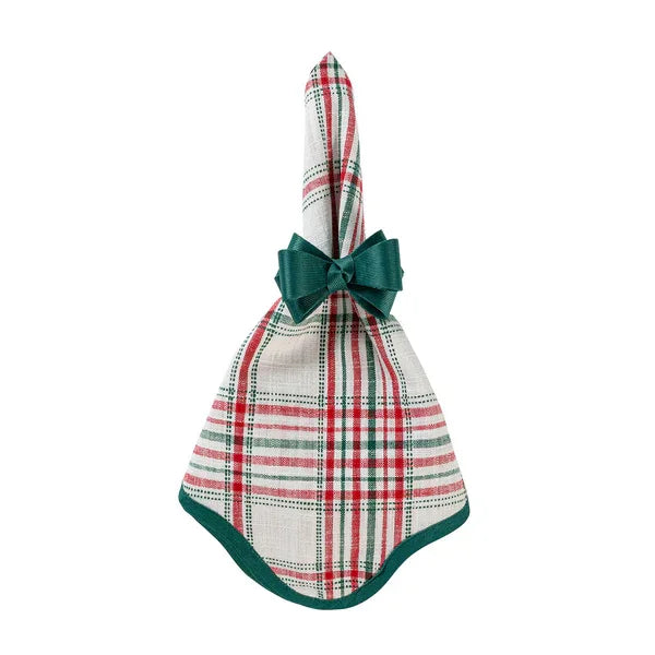Juliska Merry Tartan Napkin Red/Green - Marcel’s Culinary Experience