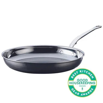 Hestan NanoBond® Titanium Stainless-Steel Skillet Fry Pan 12.5" - Marcel’s Culinary Experience