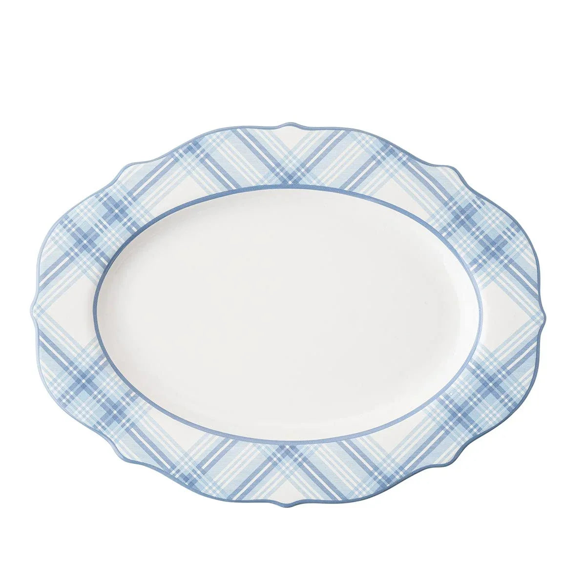 Juliska Tartan 15" Platter - Chambray - Marcel’s Culinary Experience