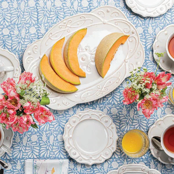 Juliska Jardins du Monde Side/Cocktail Plate - Whitewash - Marcel’s Culinary Experience