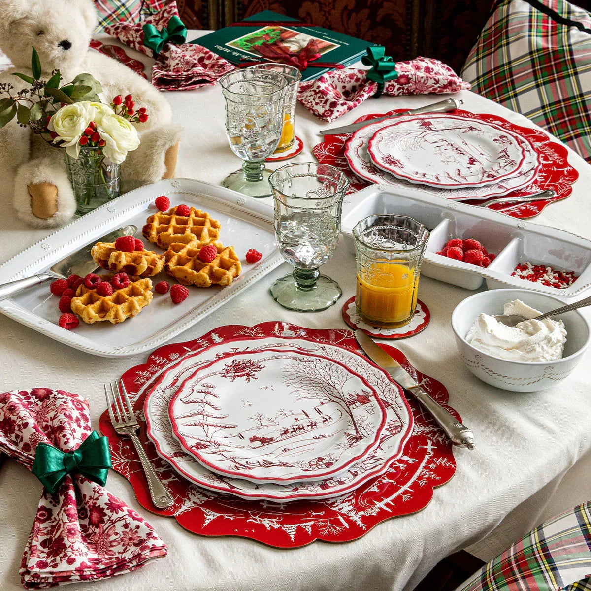 Juliska Country Estate Winter Frolic Melamine Dessert/Salad Plate - Marcel’s Culinary Experience