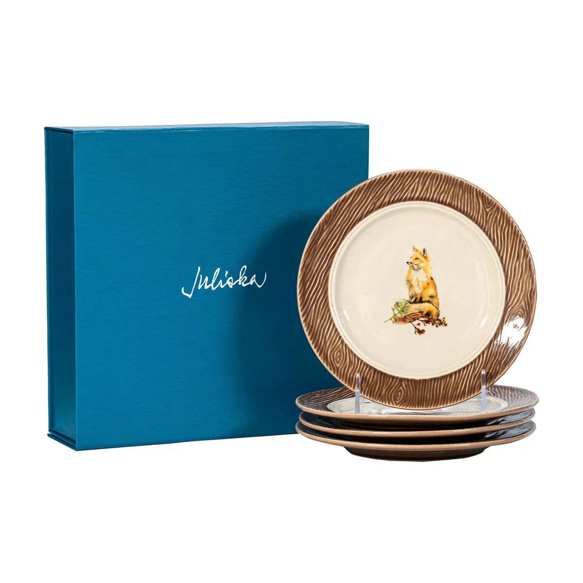 Juliska Forest Walk Side/Cocktail Plates Set/4 - Marcel’s Culinary Experience