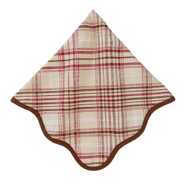 Juliska Harvest Tartan Napkin - Marcel’s Culinary Experience